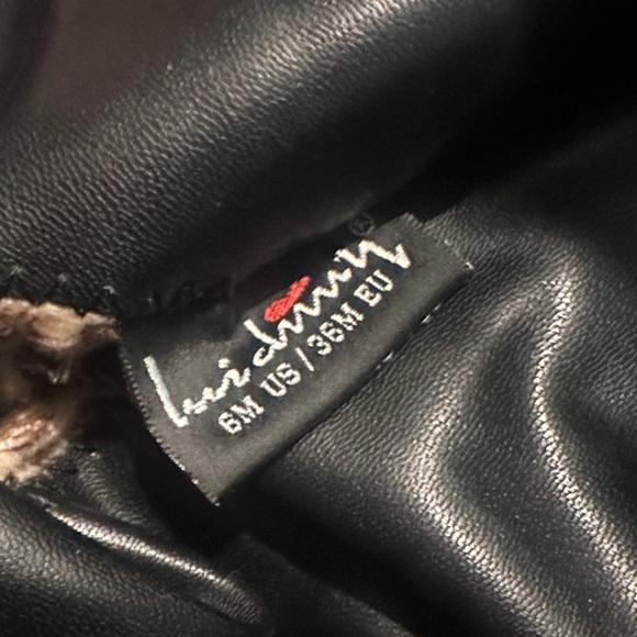 Luichiny Leopard Print Lace-Up Knee-High Boots - Size 6 - Picture 4 of 4